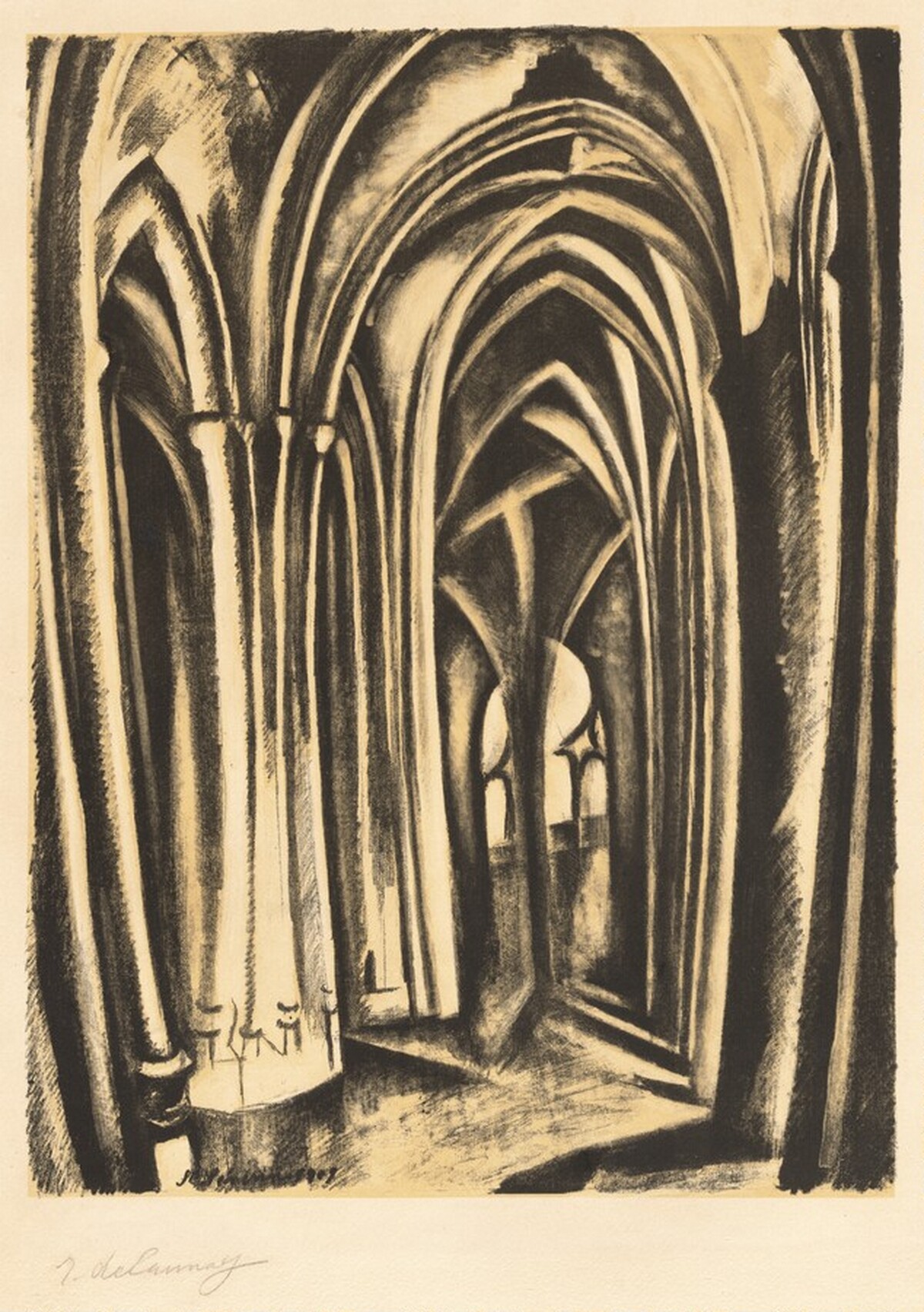 Saint-Séverin by Robert Delaunay