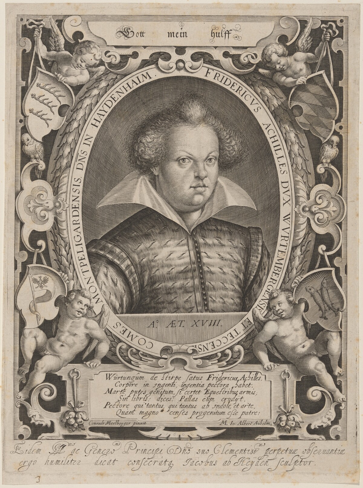 Frederick Achilles, Duke of Wurtenburg by M. Io. Albert Aubelin