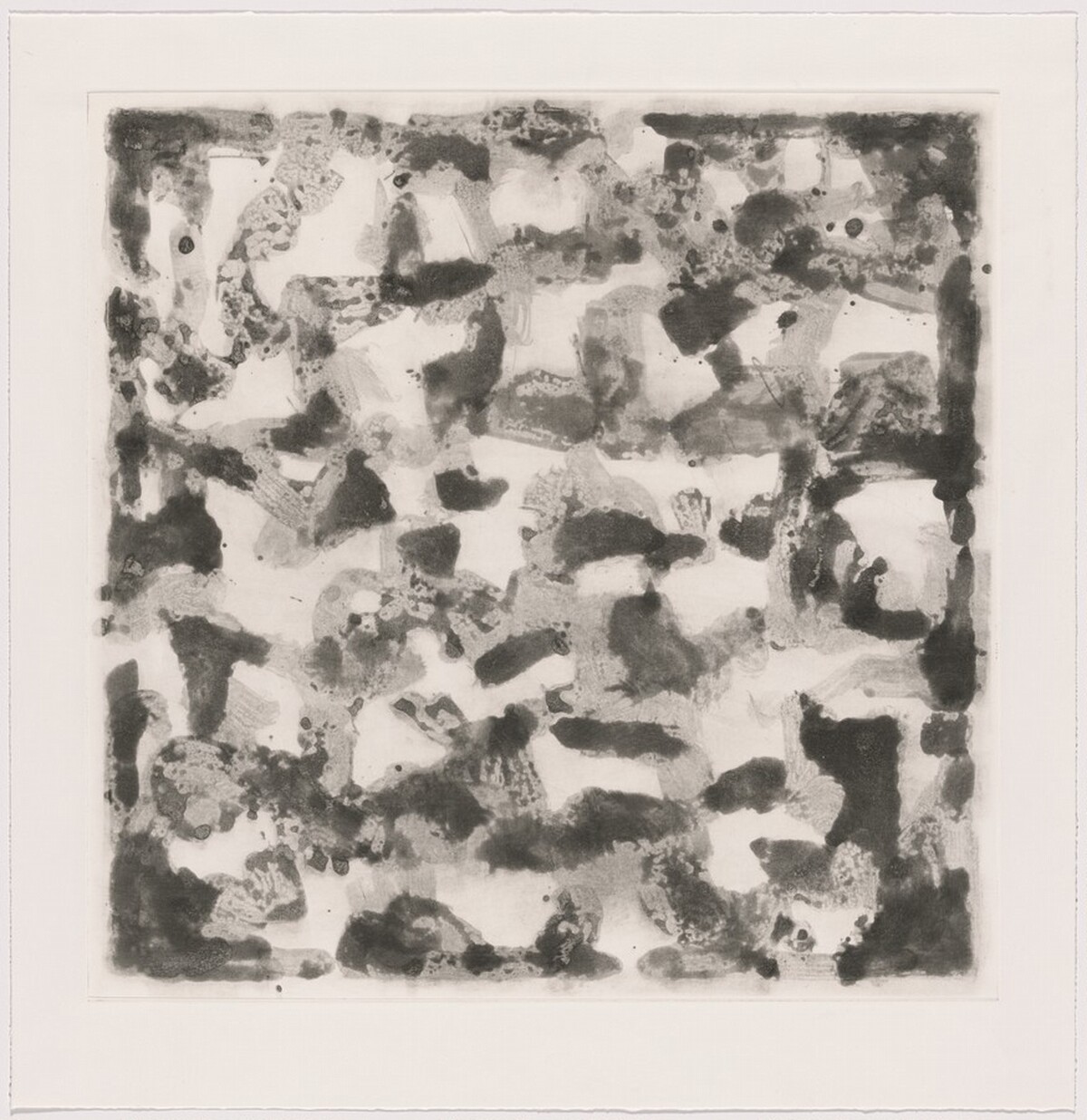 Color & Black, 40 x 40, No. 4 [working proof 1A] by Sol LeWitt