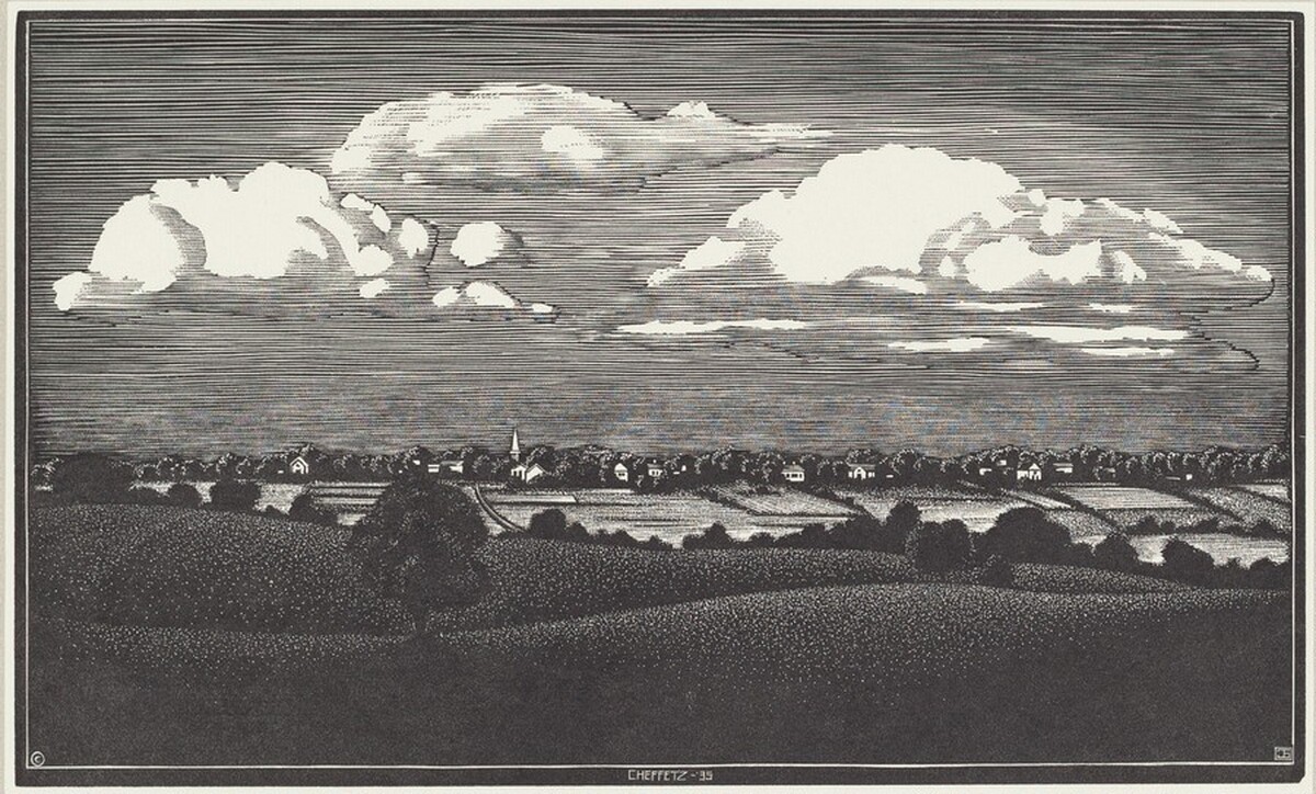 Clouds over Enfield (Connecticut) by Asa Cheffetz