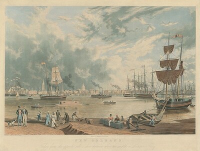 New Orleans: Taken from the Opposite Side, a Short Distance above the Middle or Picayyune Ferry