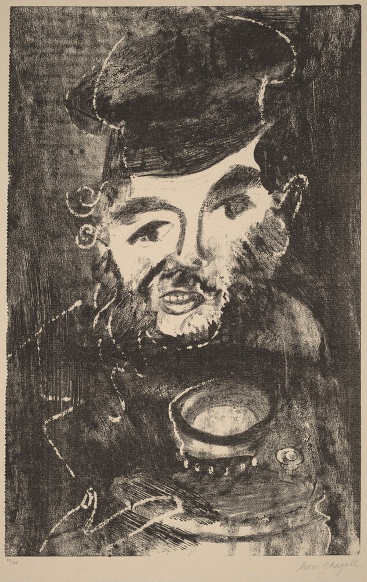 Man with a Samovar by Marc Chagall