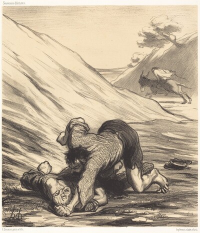 L'Ane et les deux voleurs