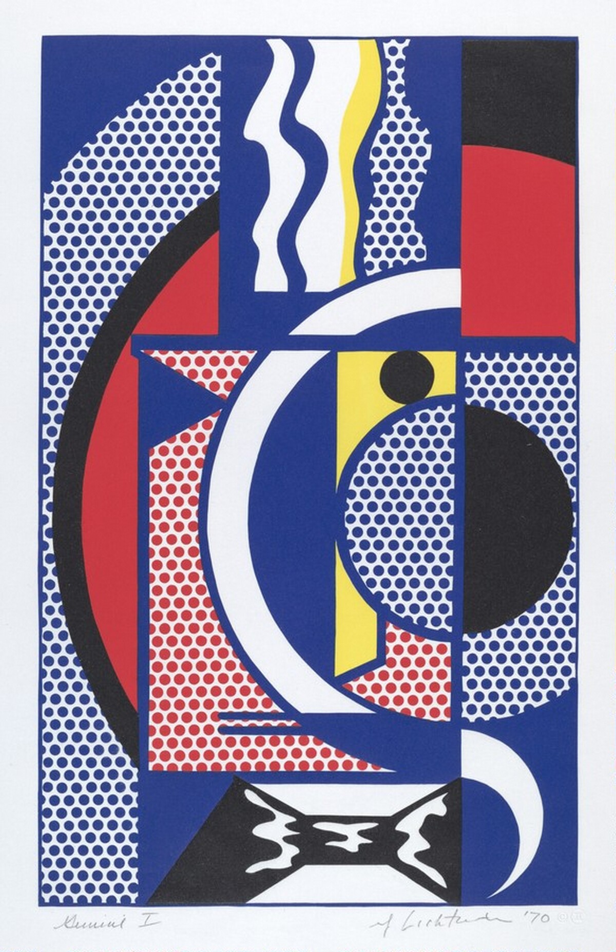 Modern Head #1 by Roy Lichtenstein