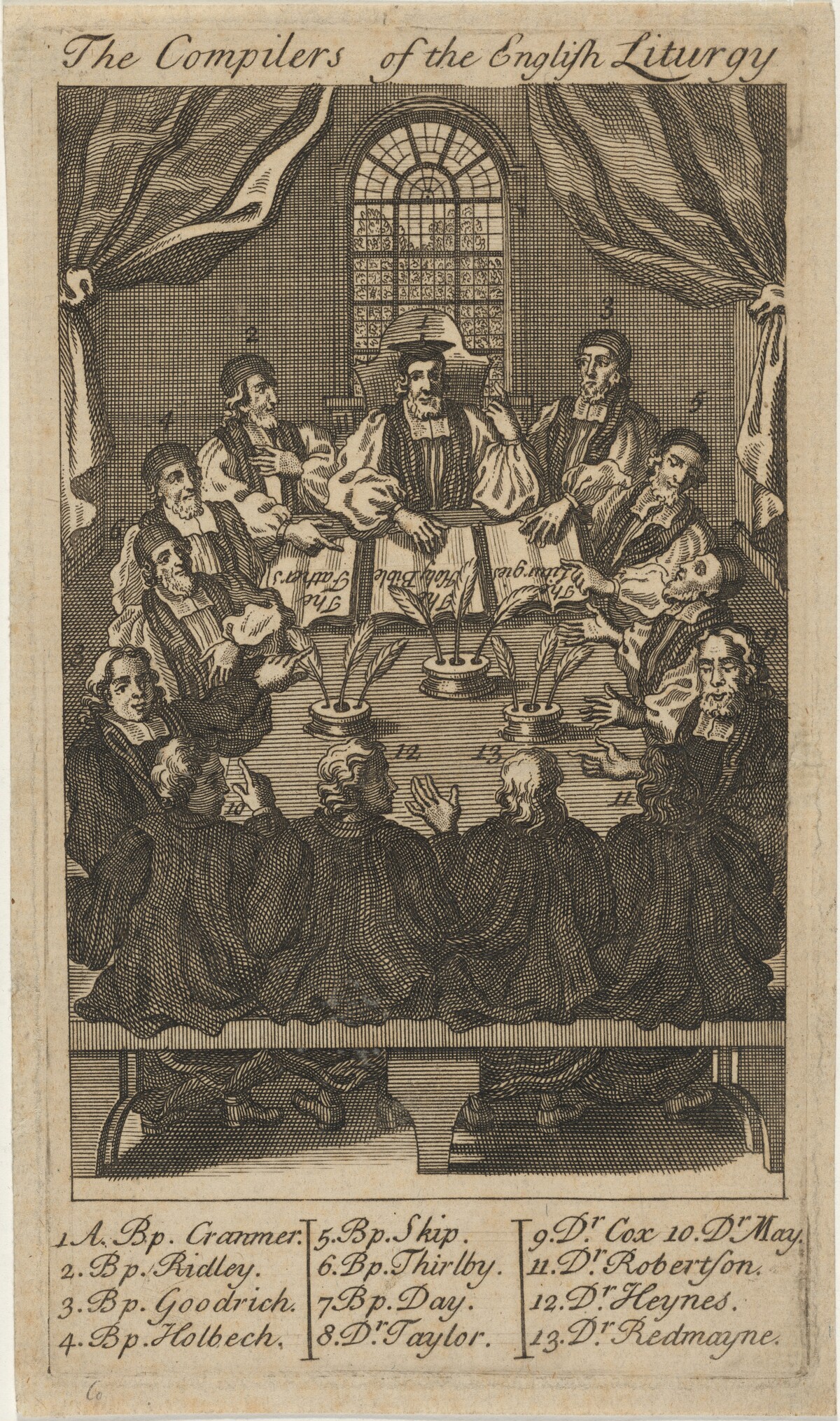 The Compilers of the English Liturgy by Unknown Artist