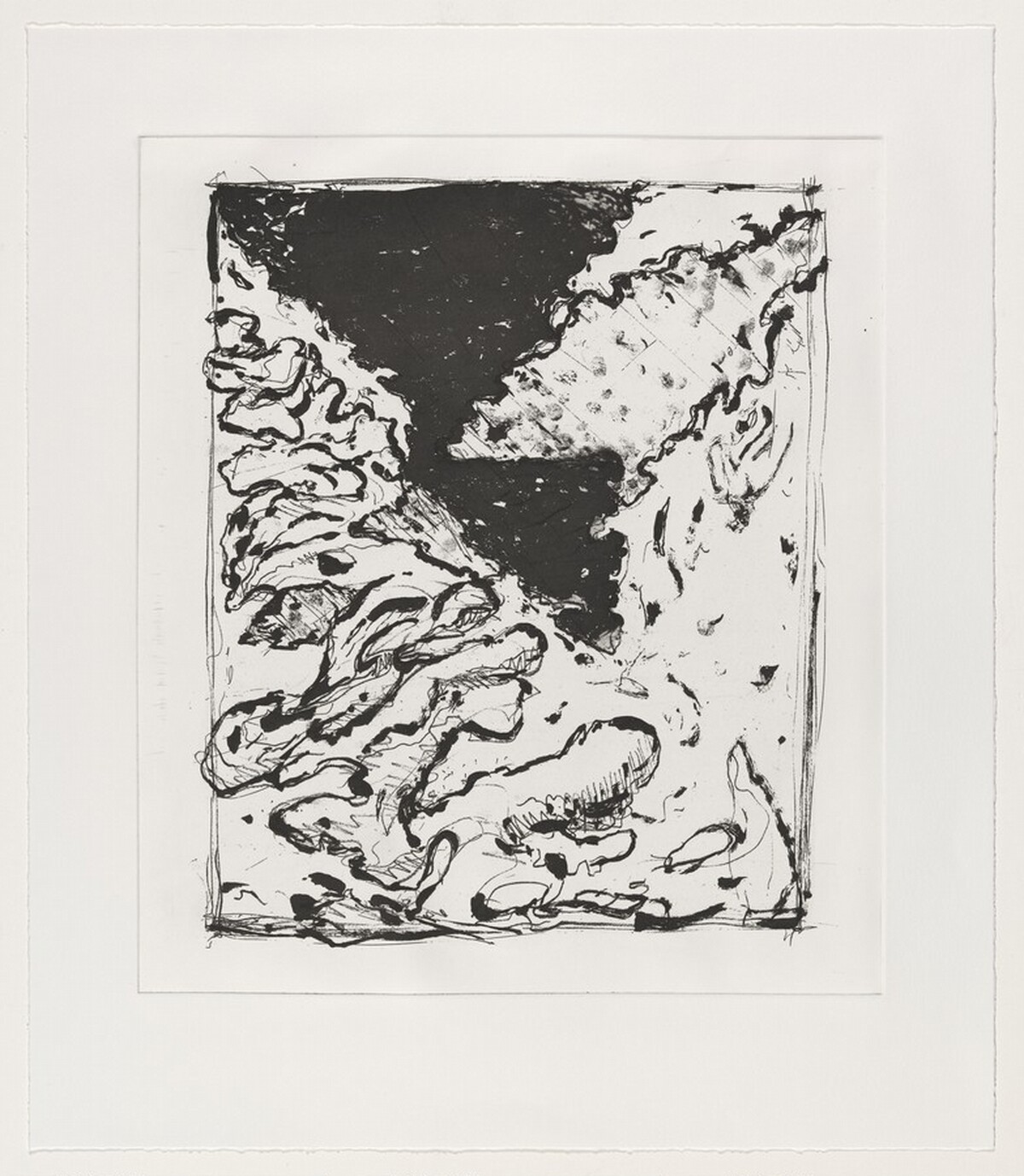 Cairn 4 [working proof 2] by Bryan Hunt