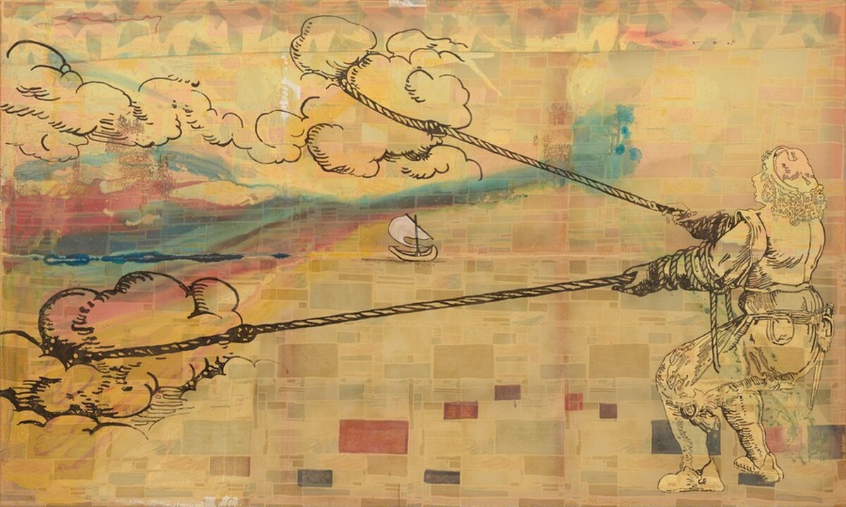 Hope is: Wanting to Pull Clouds by Sigmar Polke