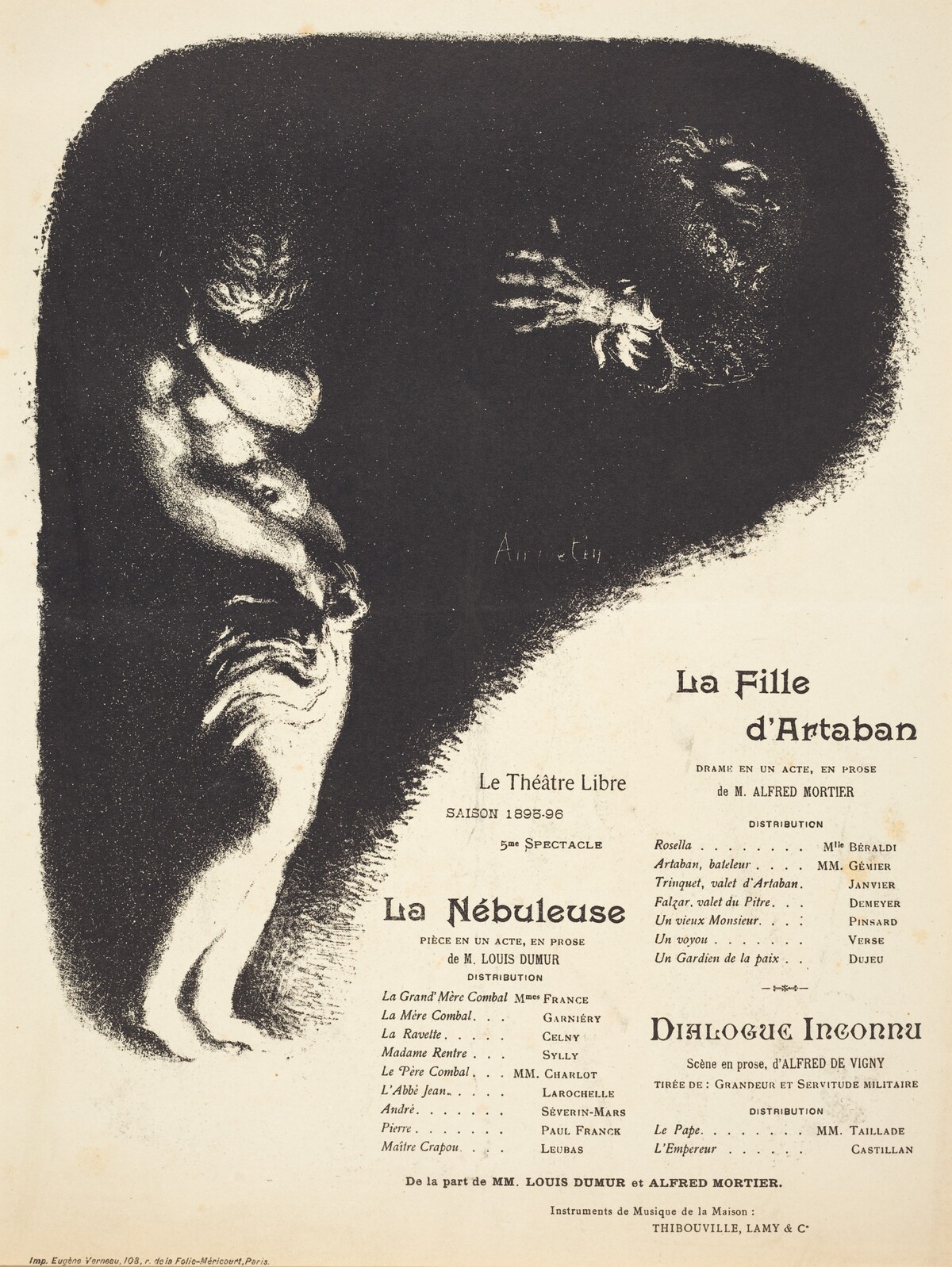 La Fille d'Artaban; La Nébuleuse; Dialogue inconnu by Louis Anquetin