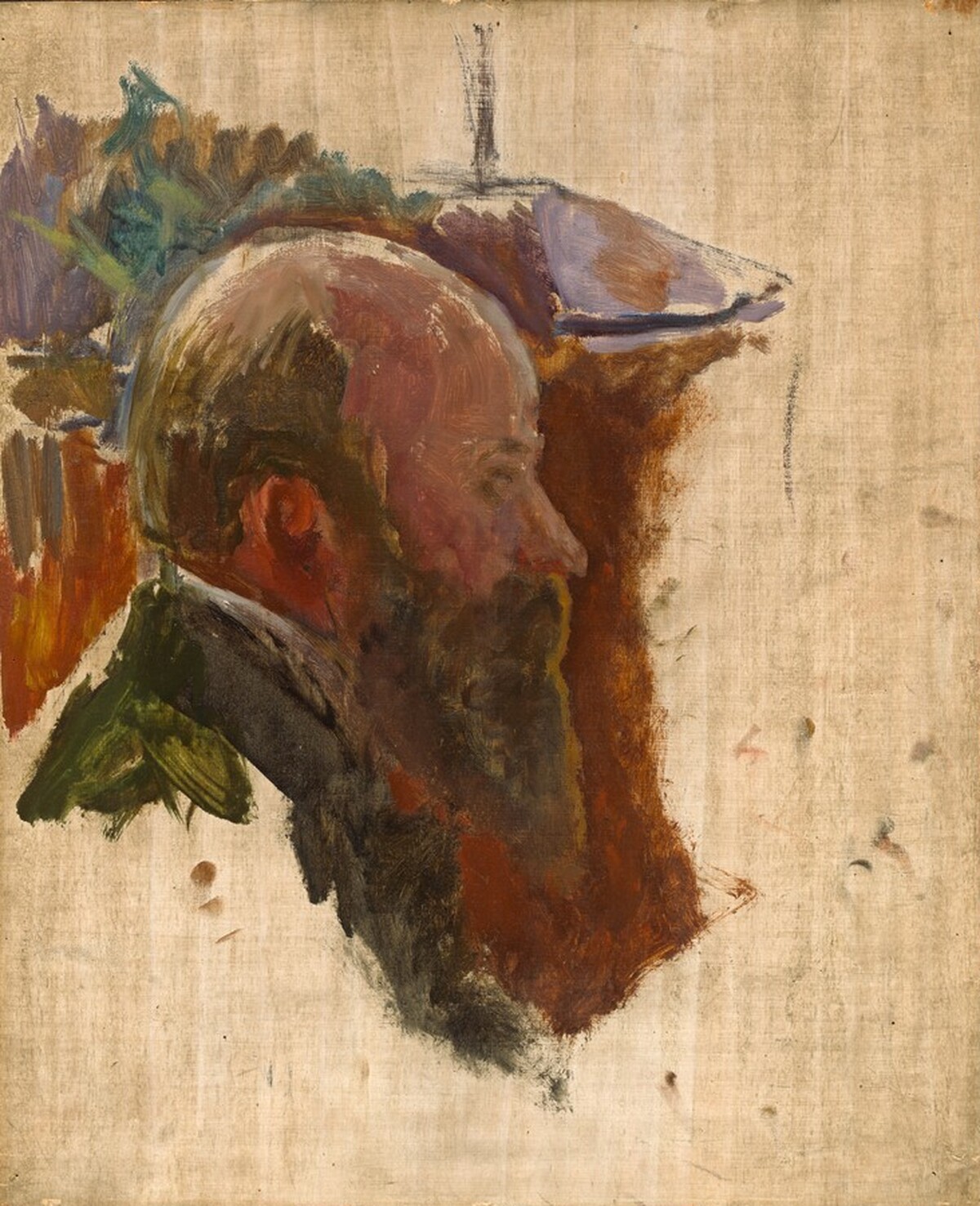 Study for a Portrait of Vuillard by Pierre Bonnard