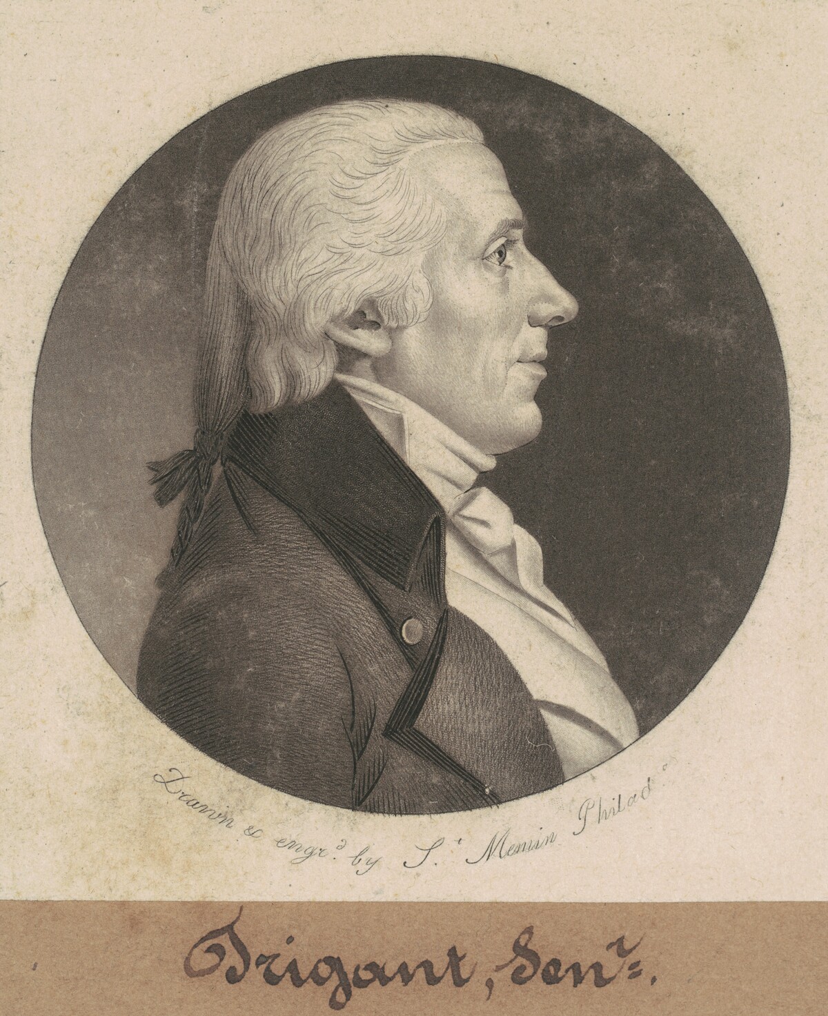 Trigant, Sr. by Charles B. J. Févret de Saint-Mémin