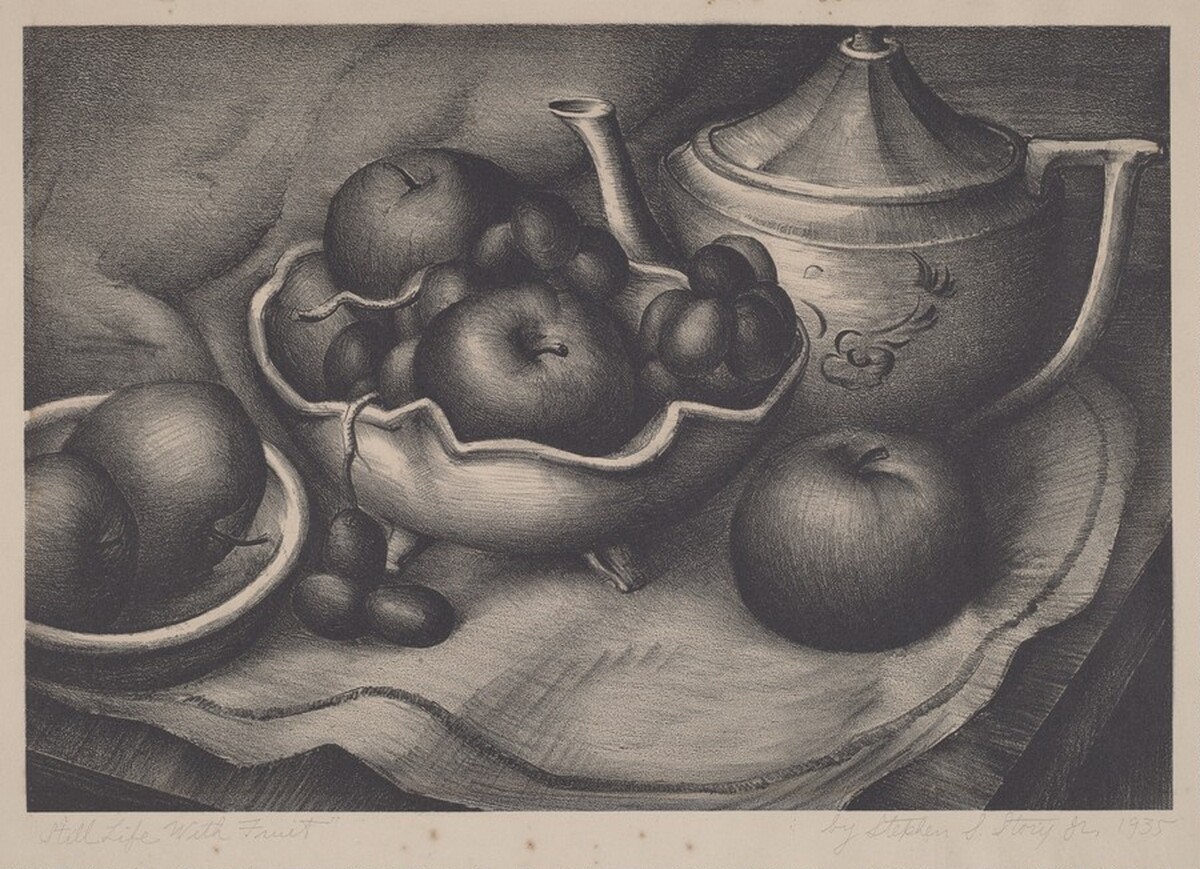Still Life With Fruit by Stephen S. Story