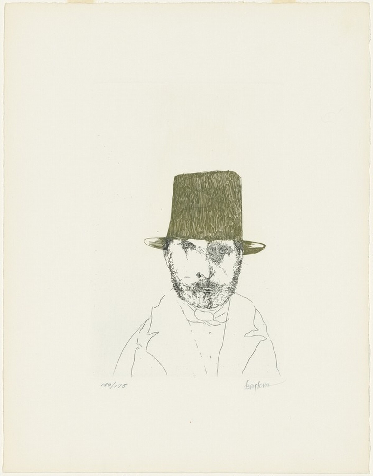 Rodolphe Bresdin by Leonard Baskin