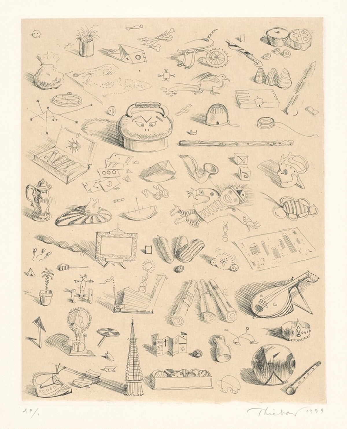 Souvenirs of Cities by Wayne Thiebaud