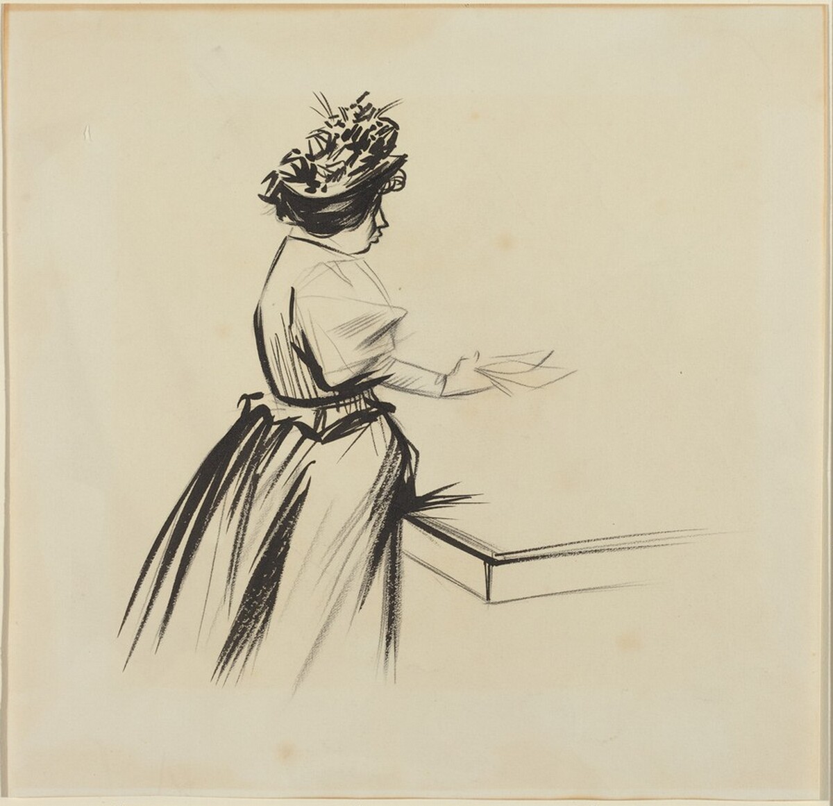 Woman at a Counter by Jean-Louis Forain