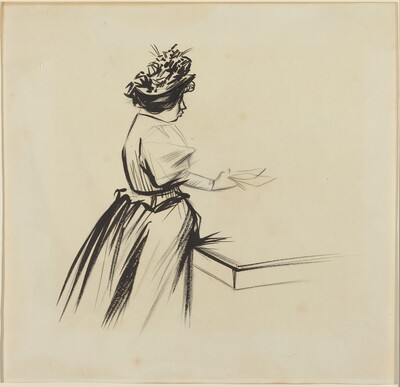 Woman at a Counter