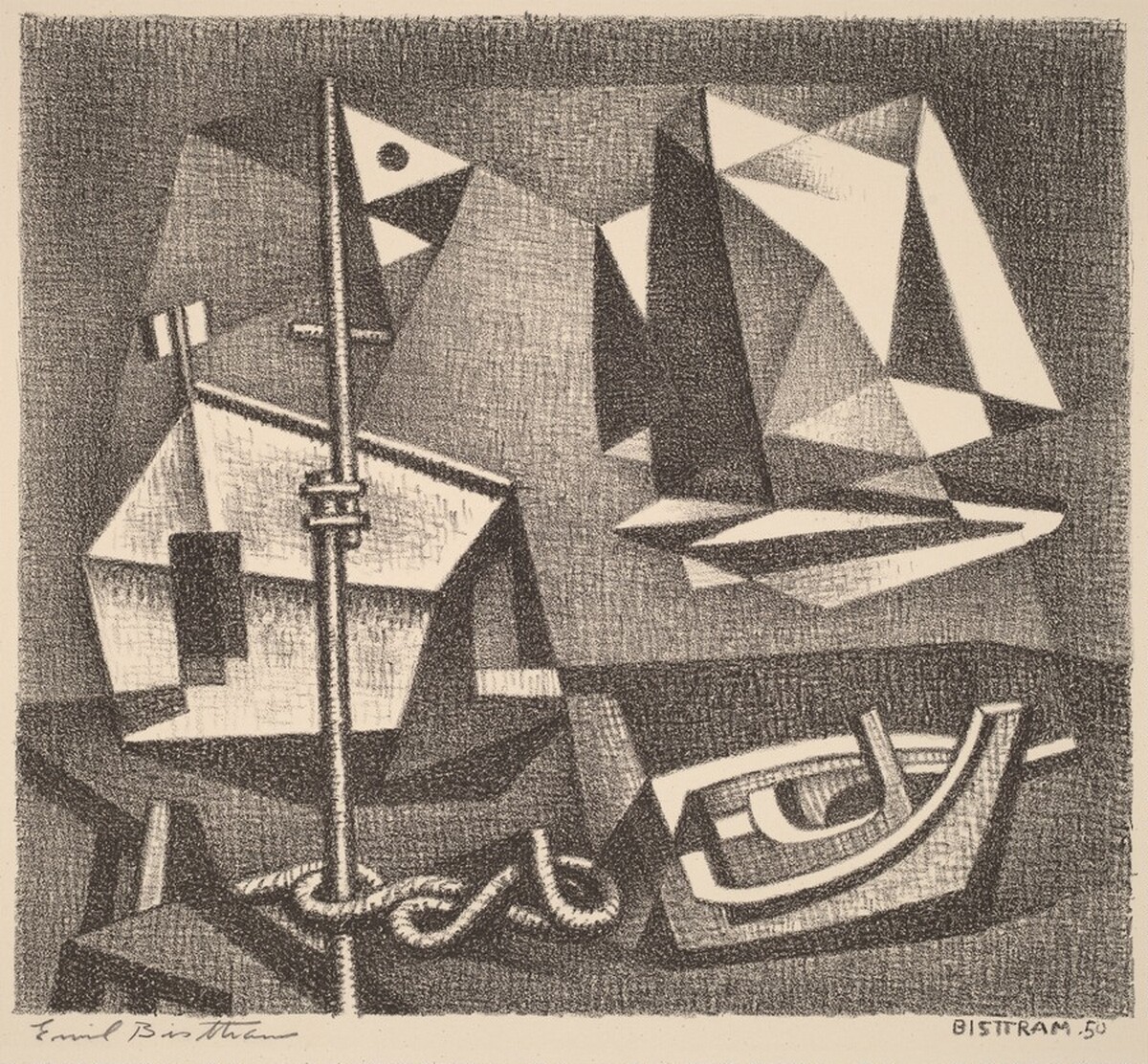 Untitled (Nautical Composition) by Emil Bisttram