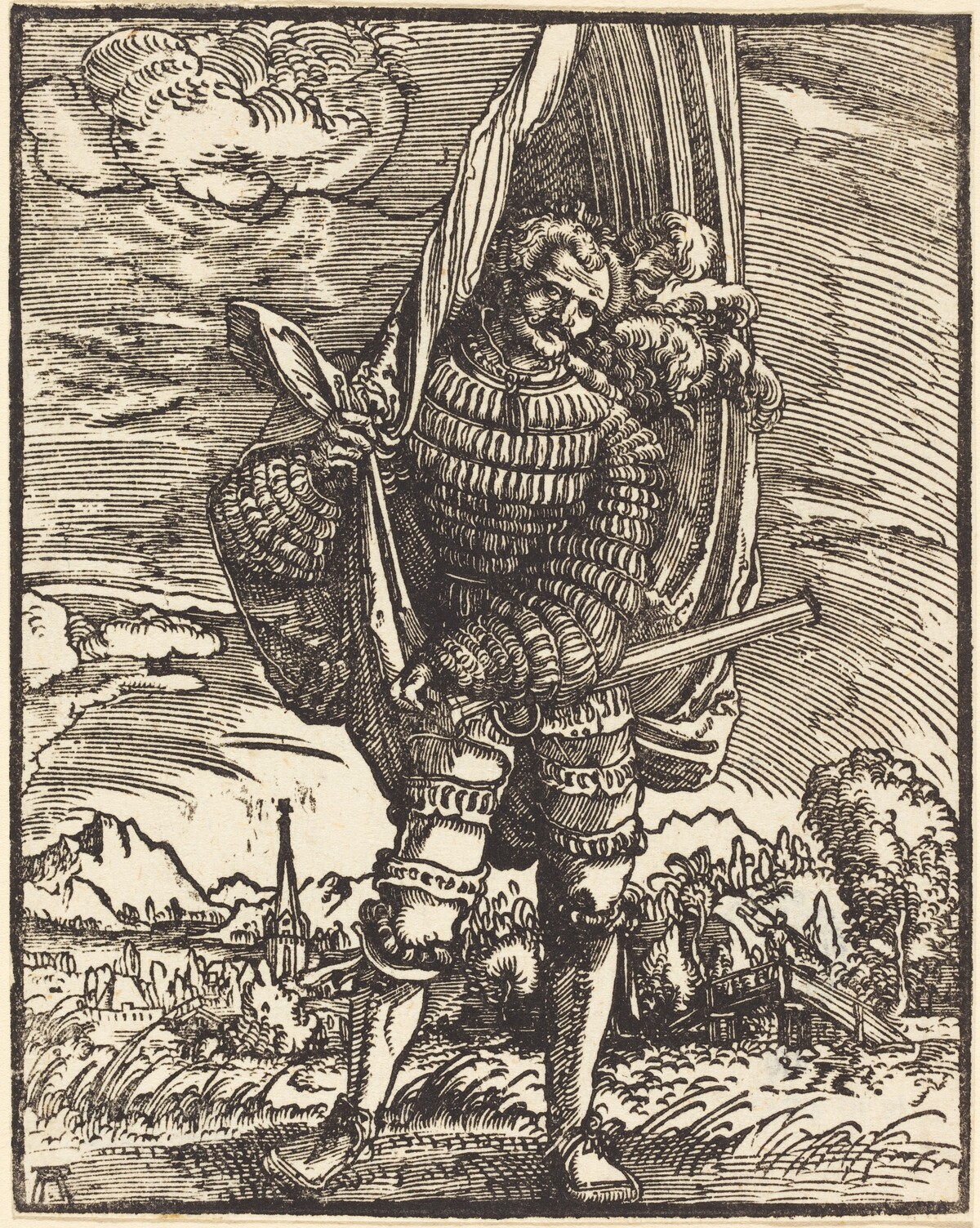 The Standard Bearer by Albrecht Altdorfer