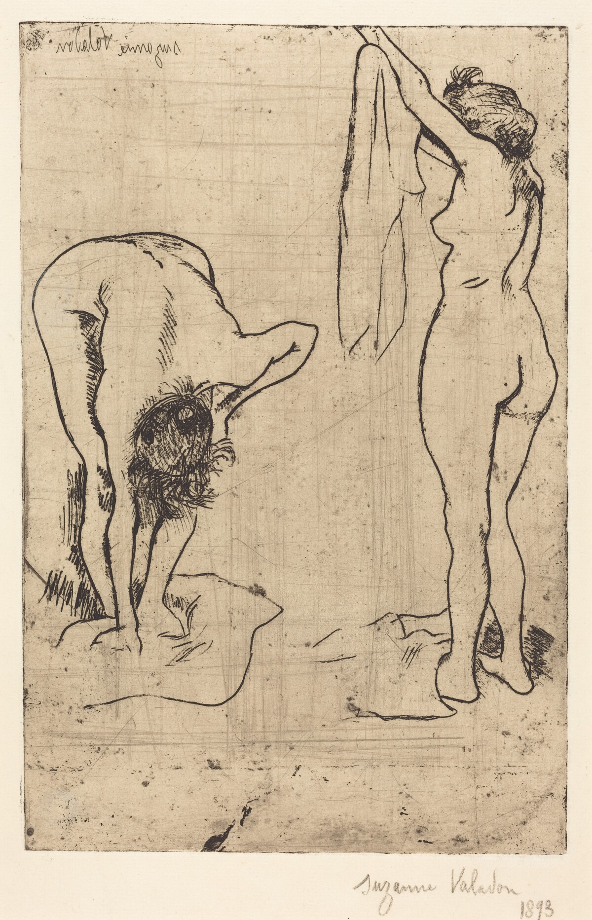 Femmes s'essuyant (Women Drying Themselves) by Suzanne Valadon