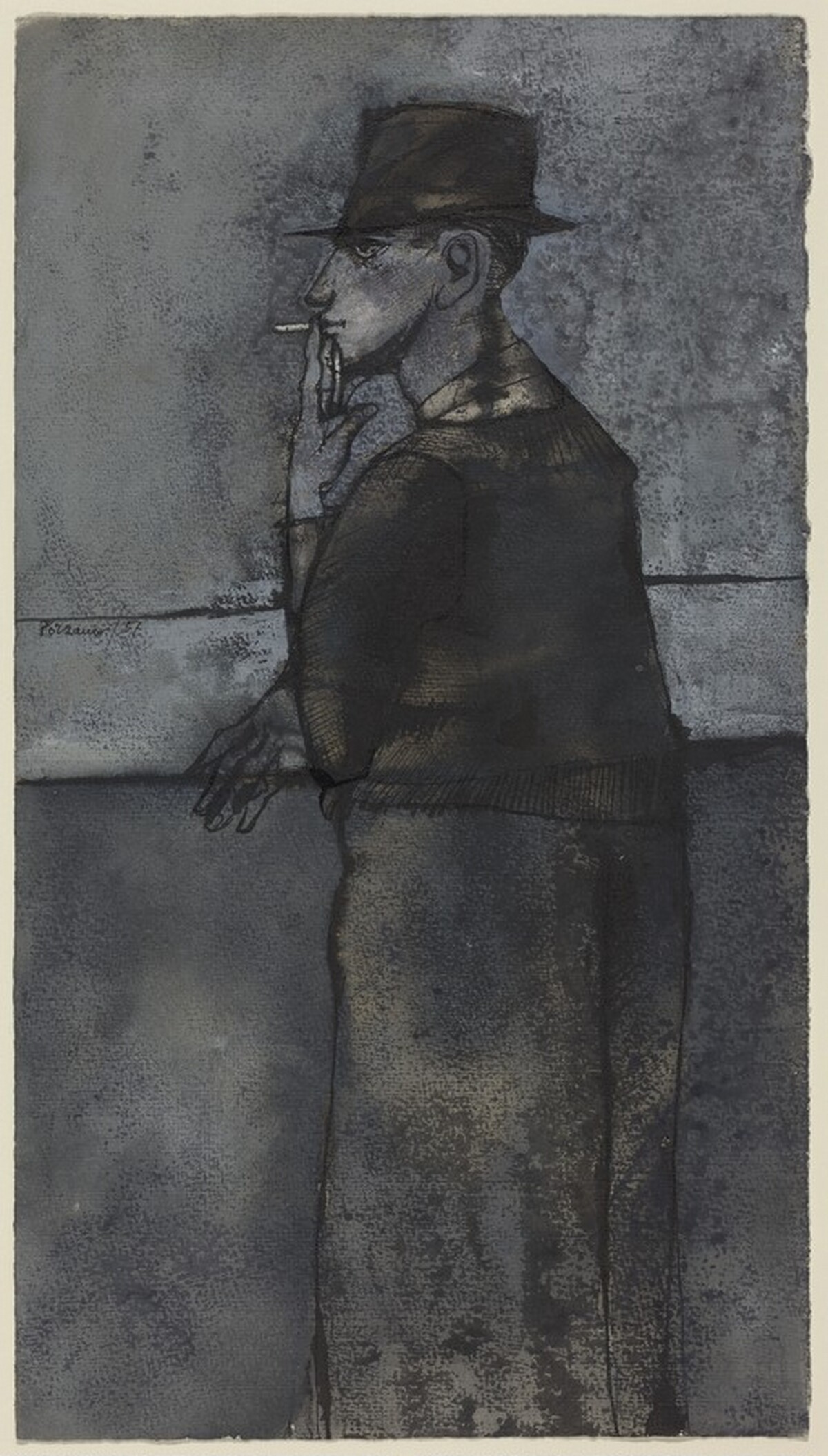 The Cigarette by Giacomo Porzano