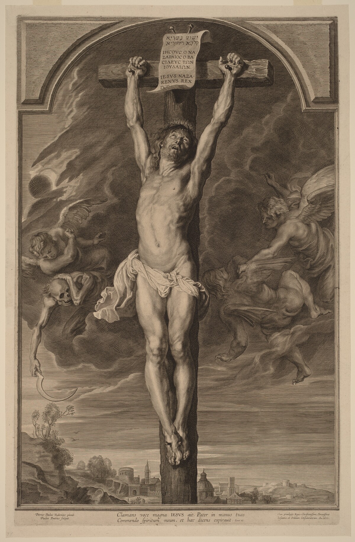 Christ on the Cross by Paulus Pontius, after Sir Peter Paul Rubens