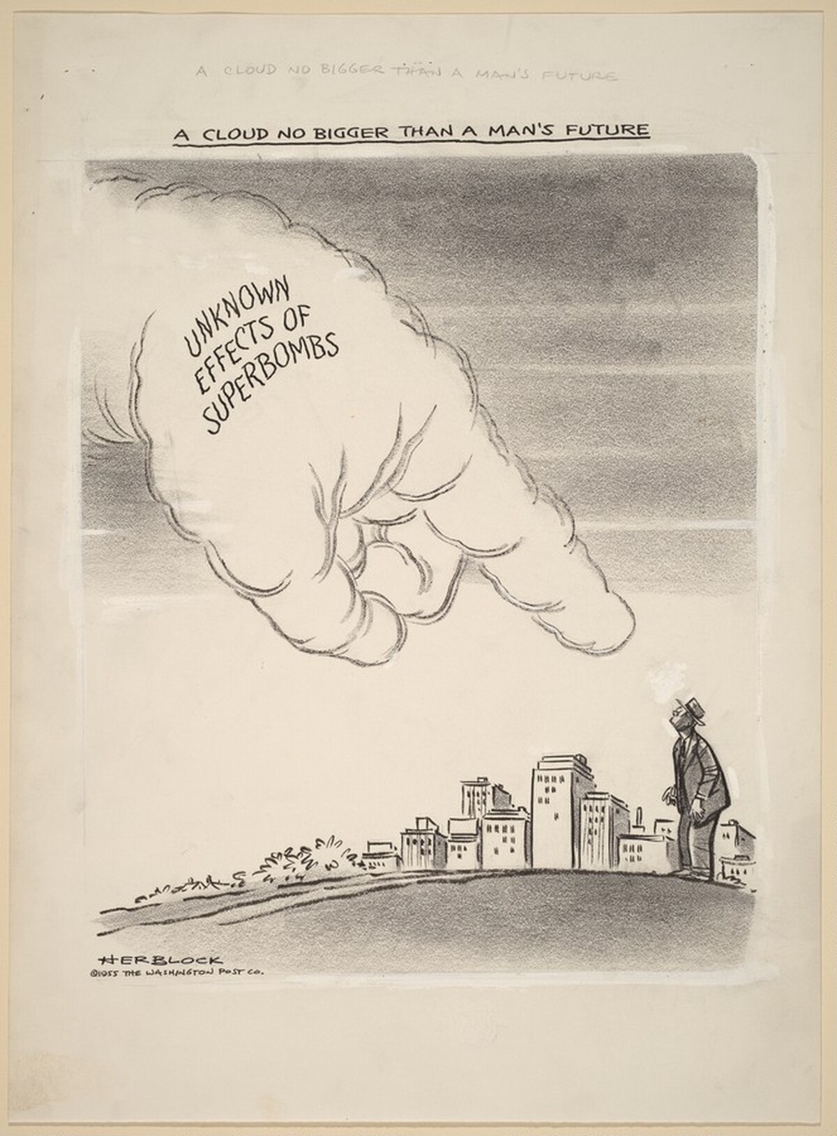 A Cloud No Bigger Than a Man's Future by Herbert Lawrence Block