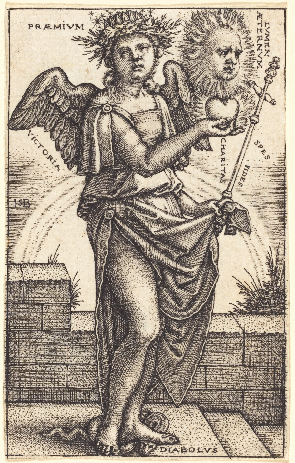 Allegory of Christianity by Sebald Beham