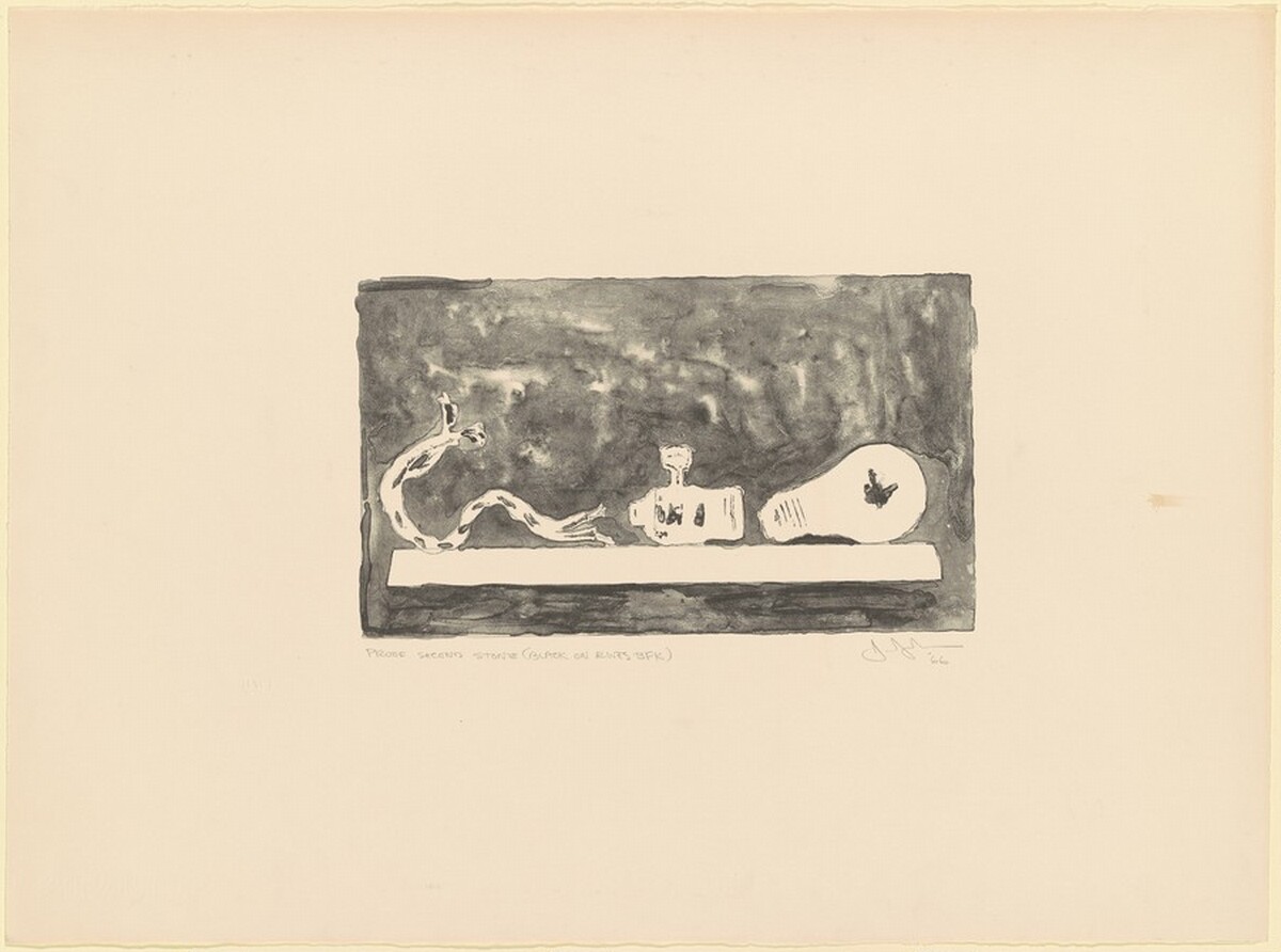 Light Bulb [proof] by Jasper Johns