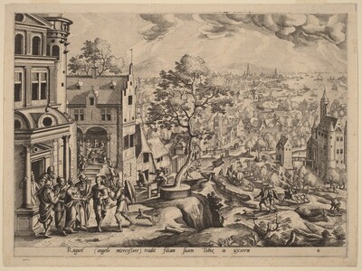 Tobias and the Angel Arriving at Raguel's House