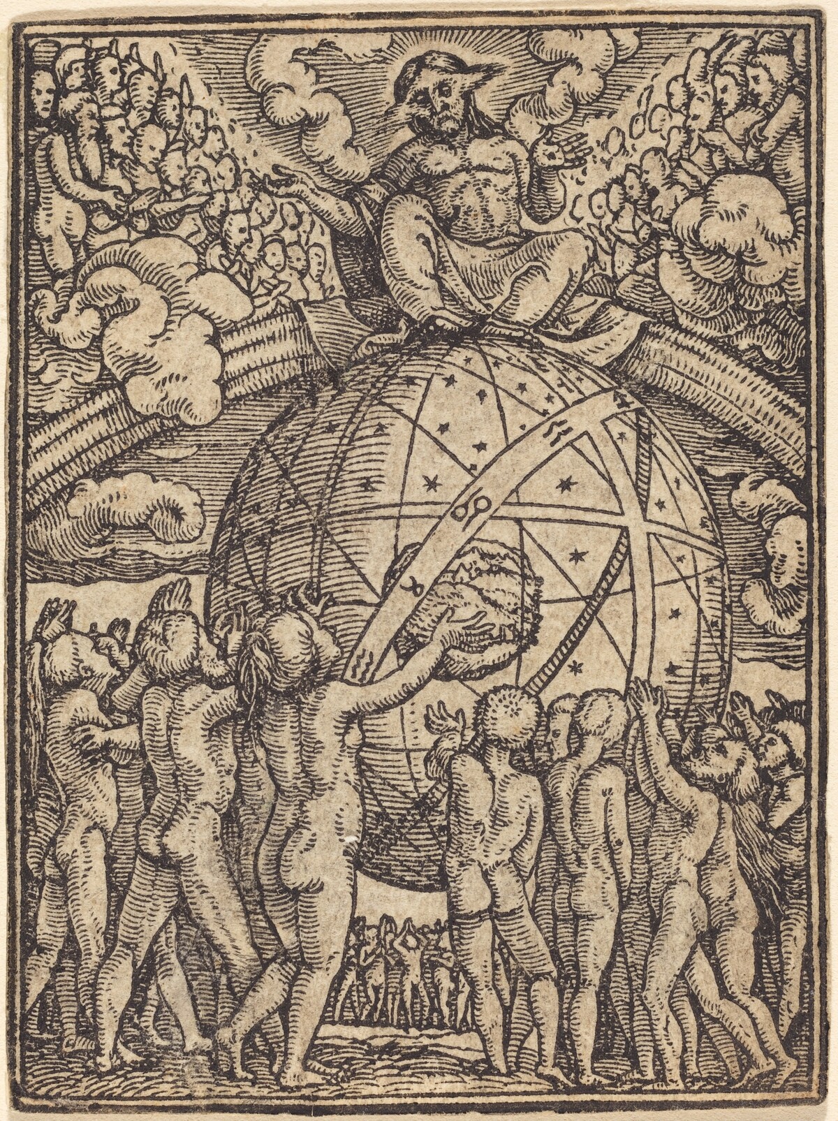 The Last Judgment by Hans Lützelburger after Hans Holbein the Younger