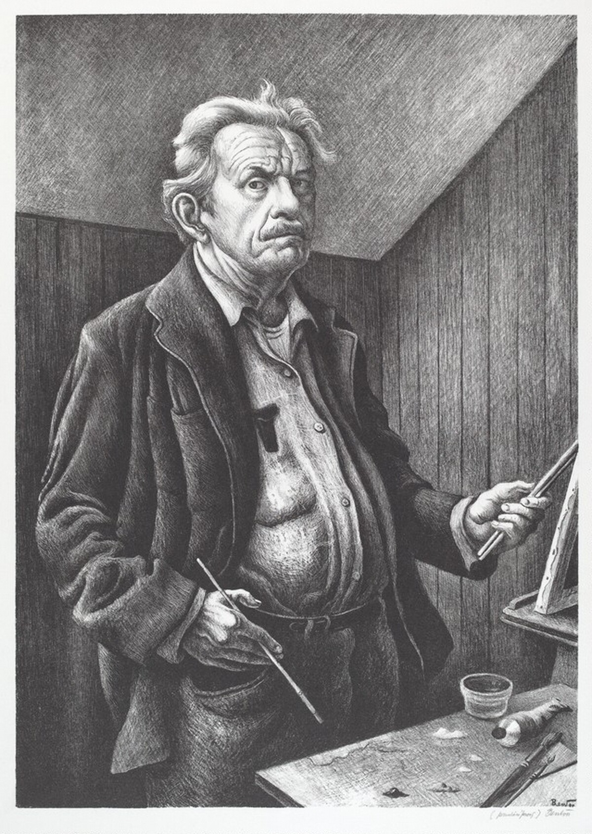 Self-Portrait by Thomas Hart Benton