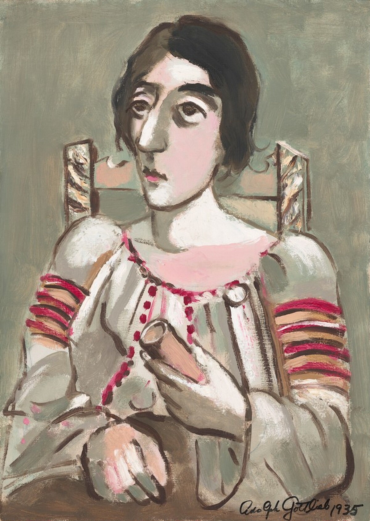 Lucille Corcos by Adolph Gottlieb