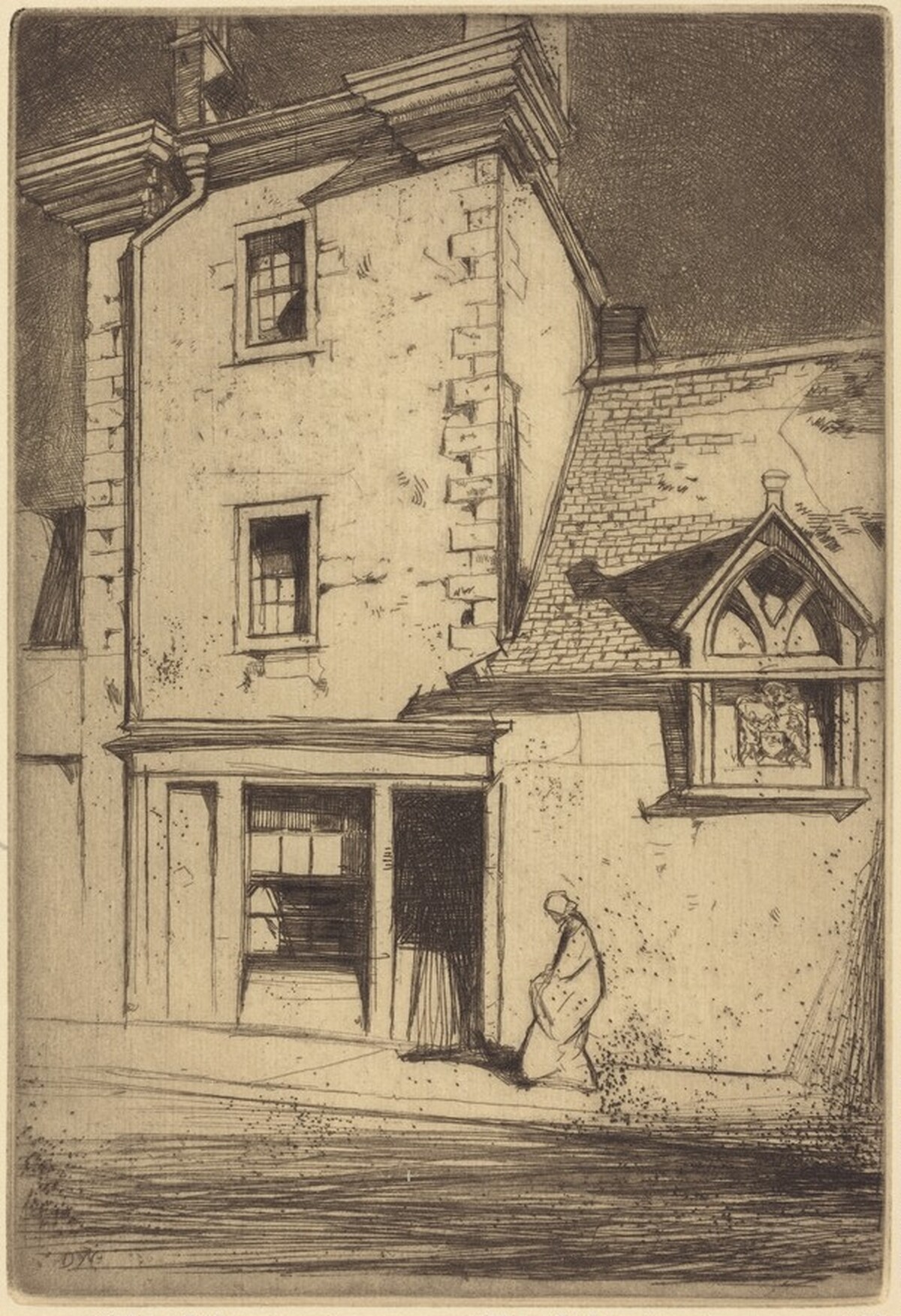 Elphinstone Tower and Chapel (Glasgow) by David Young Cameron