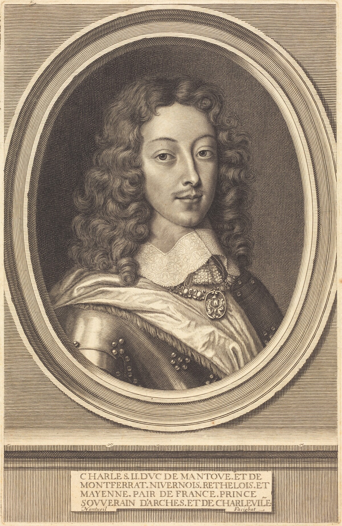 Charles II, Duc de Mantoue by Robert Nanteuil