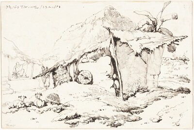 A Village Hut in India [recto]
