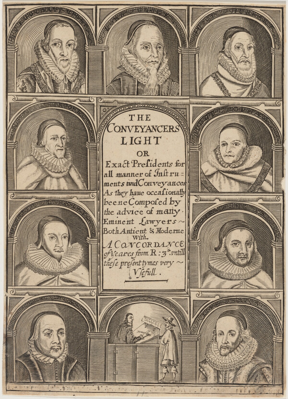 Title Page to the Conveyancers Light by Thomas Cross