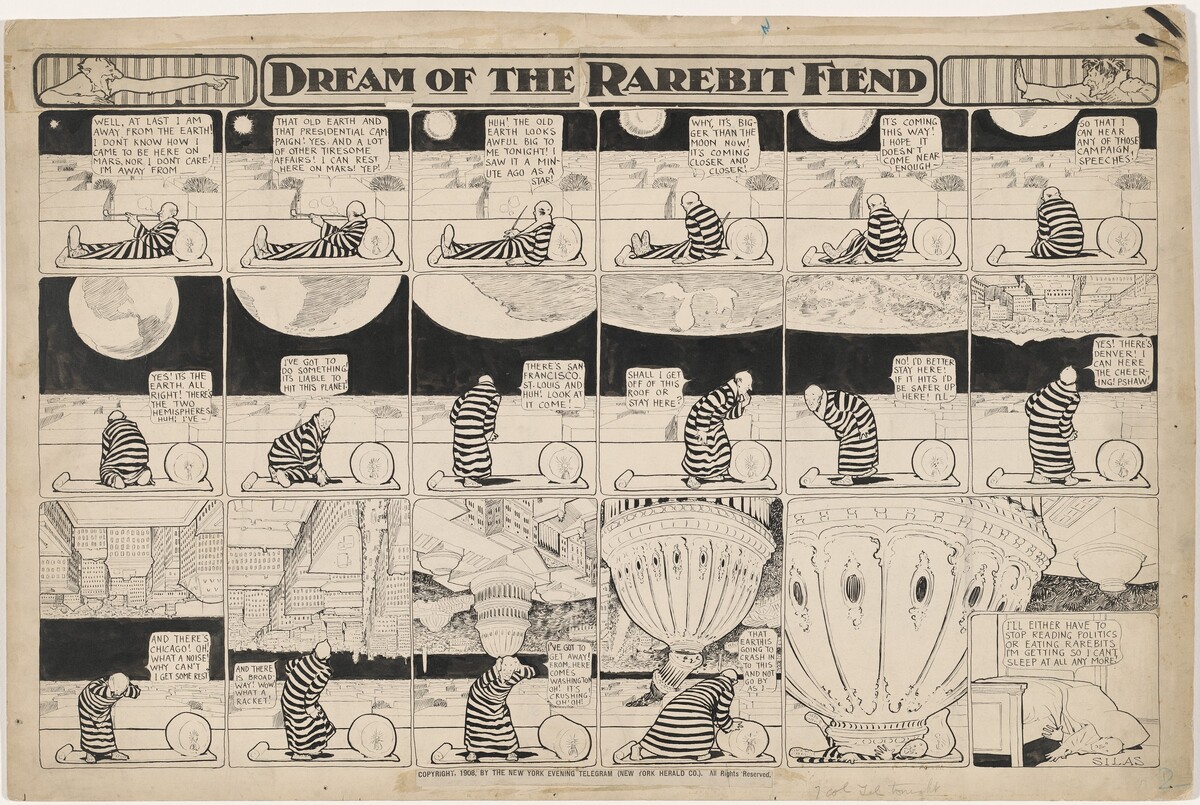 Dream of the Rarebit Fiend: Here Comes Washington by Winsor McCay