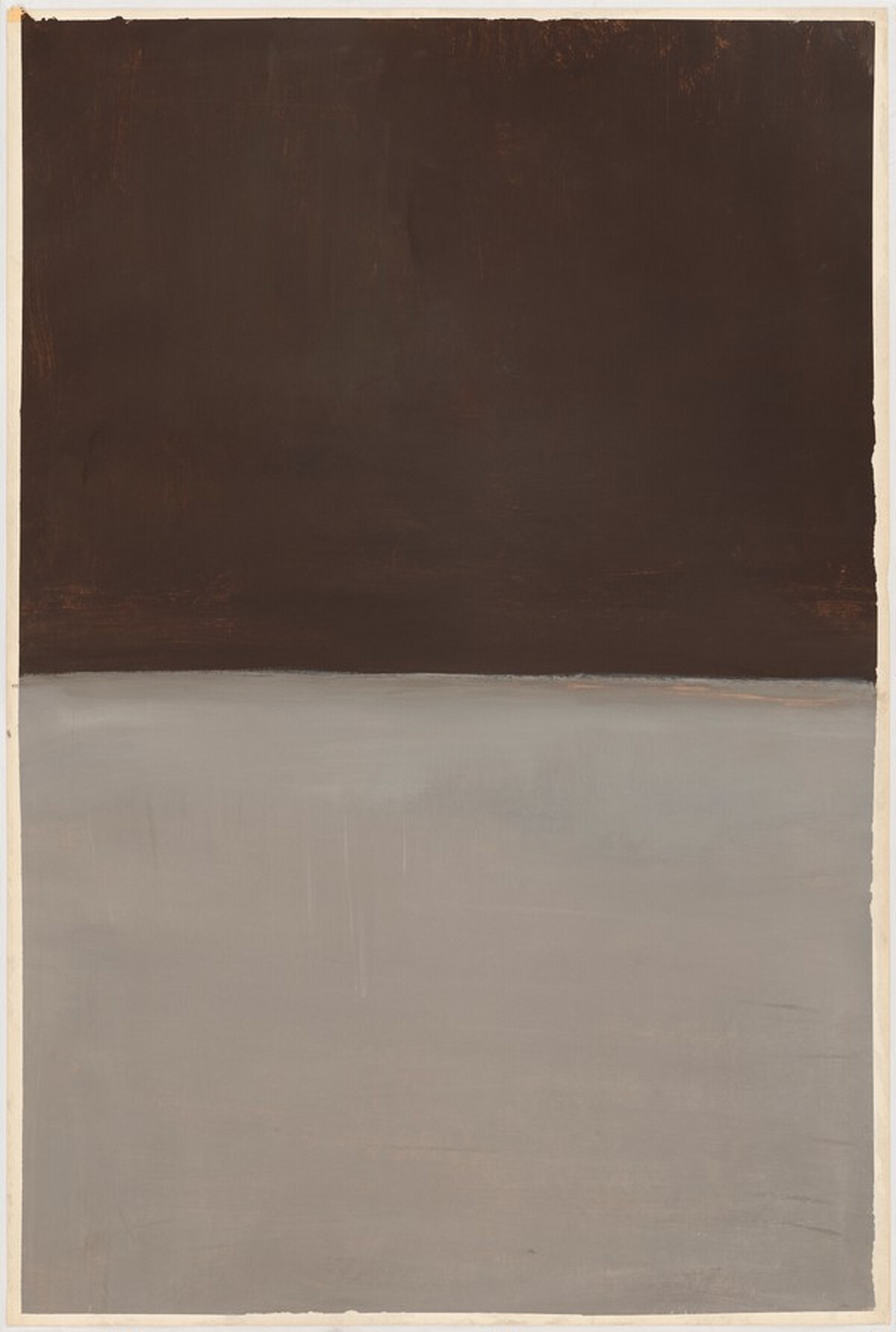 Untitled (brown and gray) by Mark Rothko