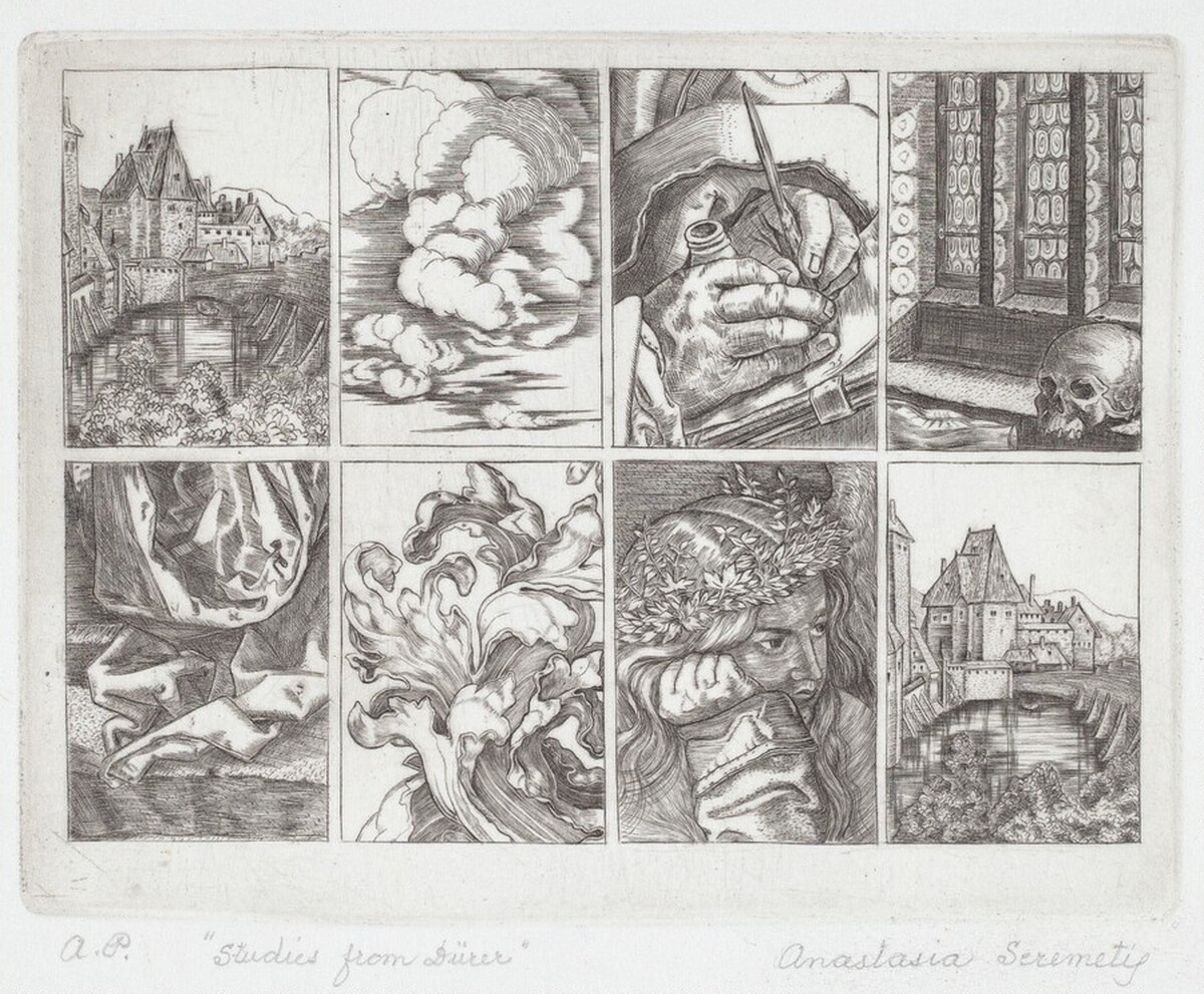 Studies from Durer by Anastasia Seremitis