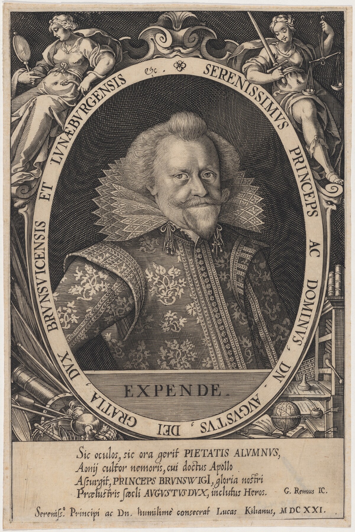 Augustus II, Duke of Brunswick by Lucas Kilian