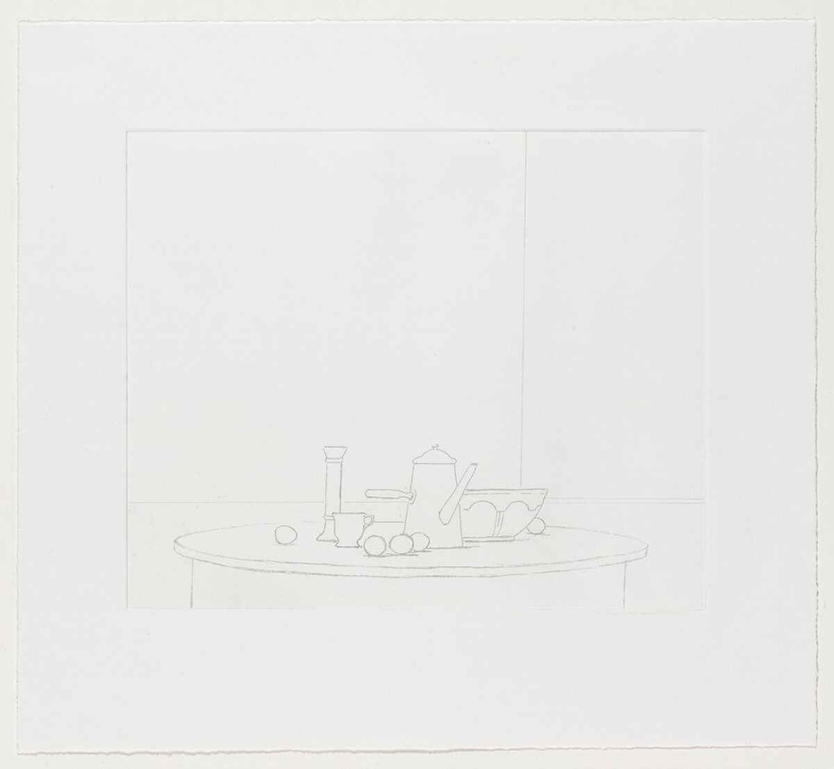Study for Piazza Rotonda [working proof 1] by William Bailey