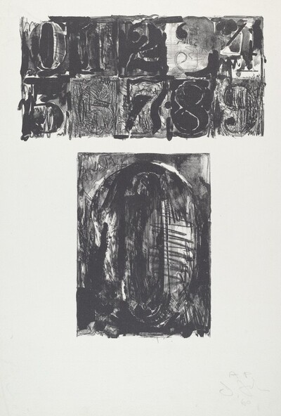 0 from 0-9 (Black) [artist's proof]