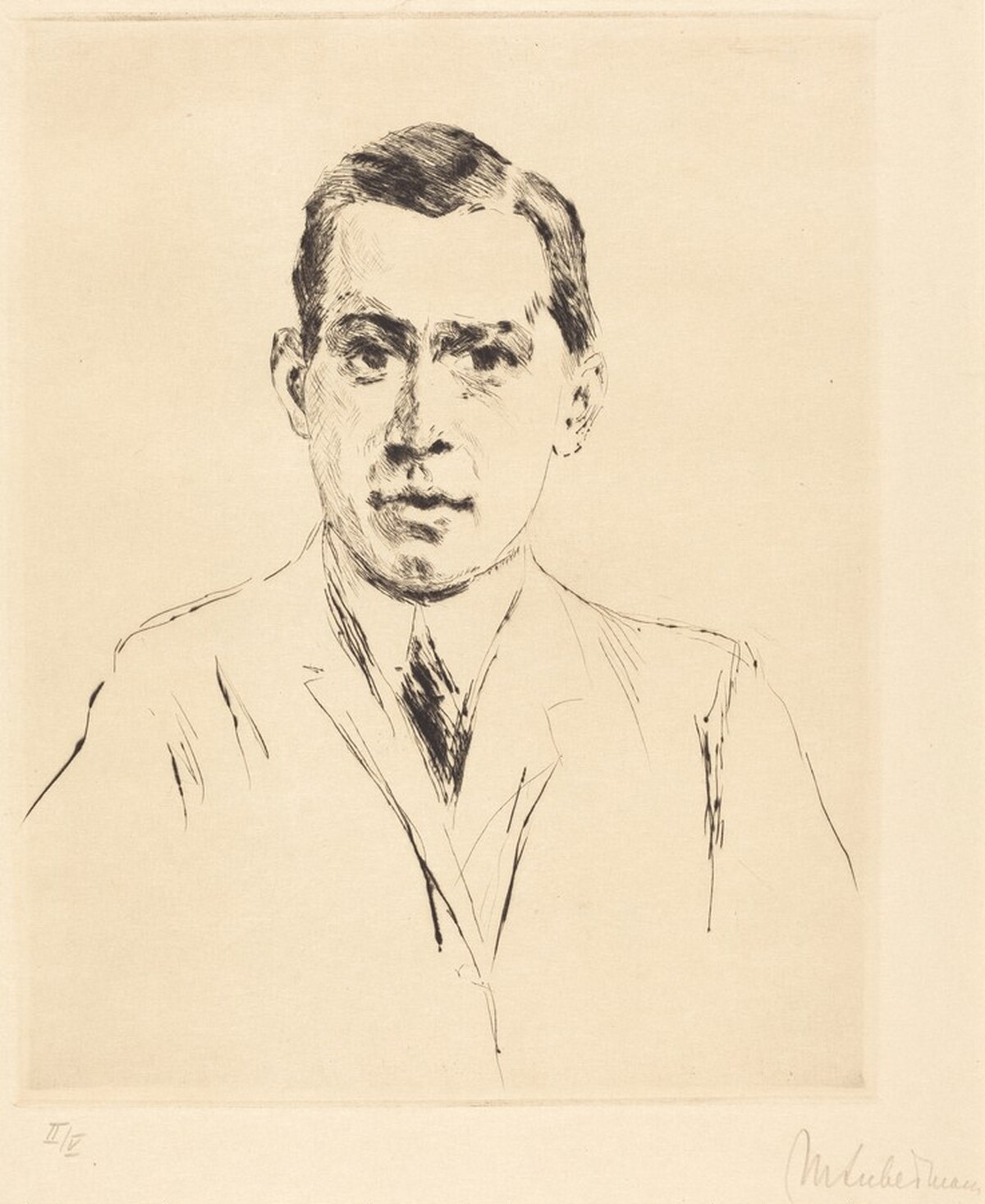 Sigbert Marzynski by Max Liebermann