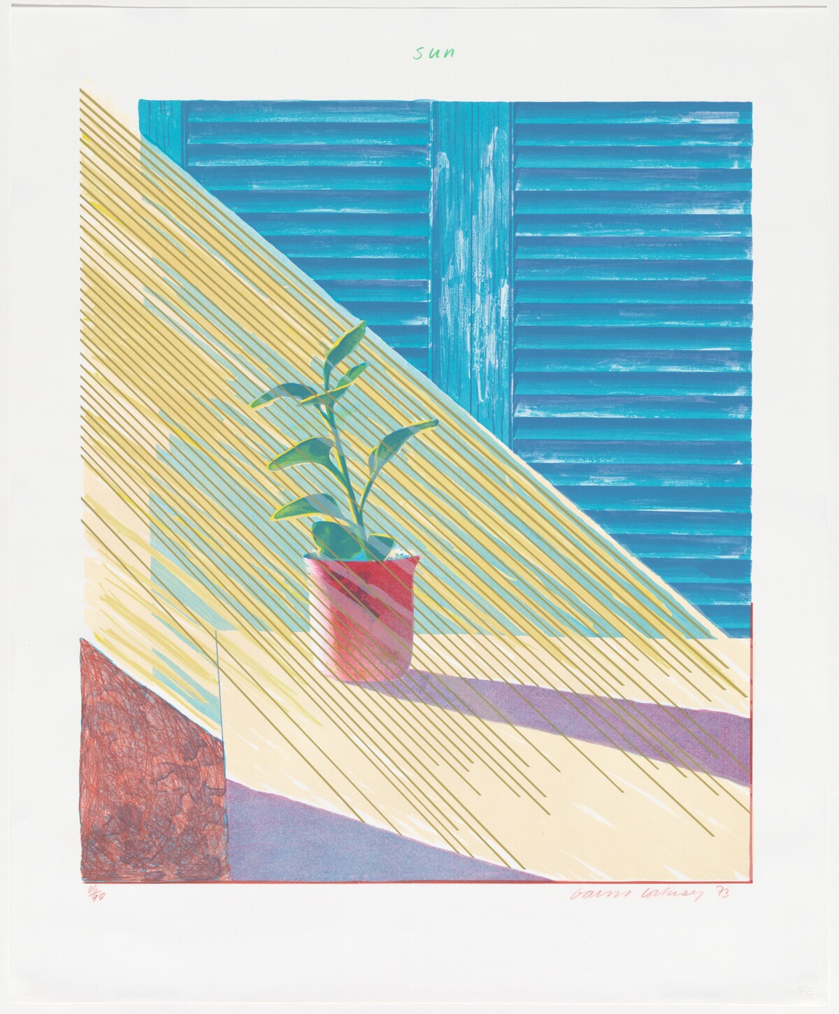 Sun by David Hockney