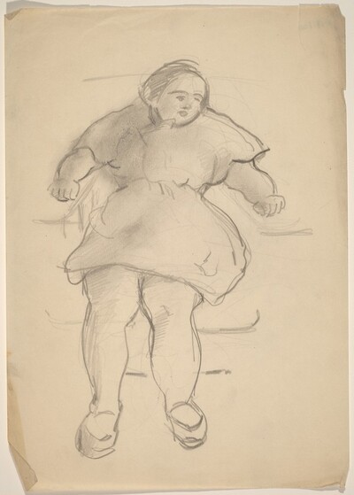 Woman Seated in Arm Chair