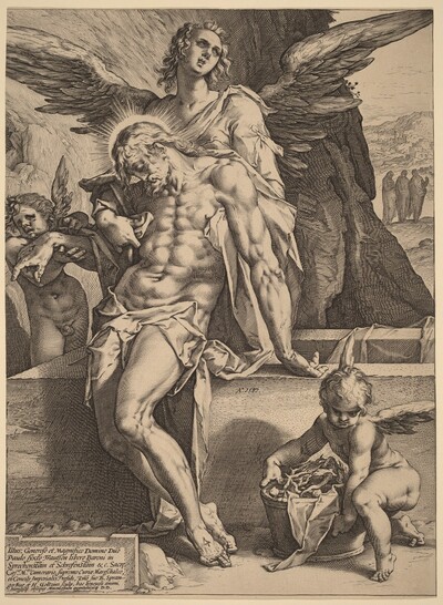 The Body of Christ Supported by Angels
