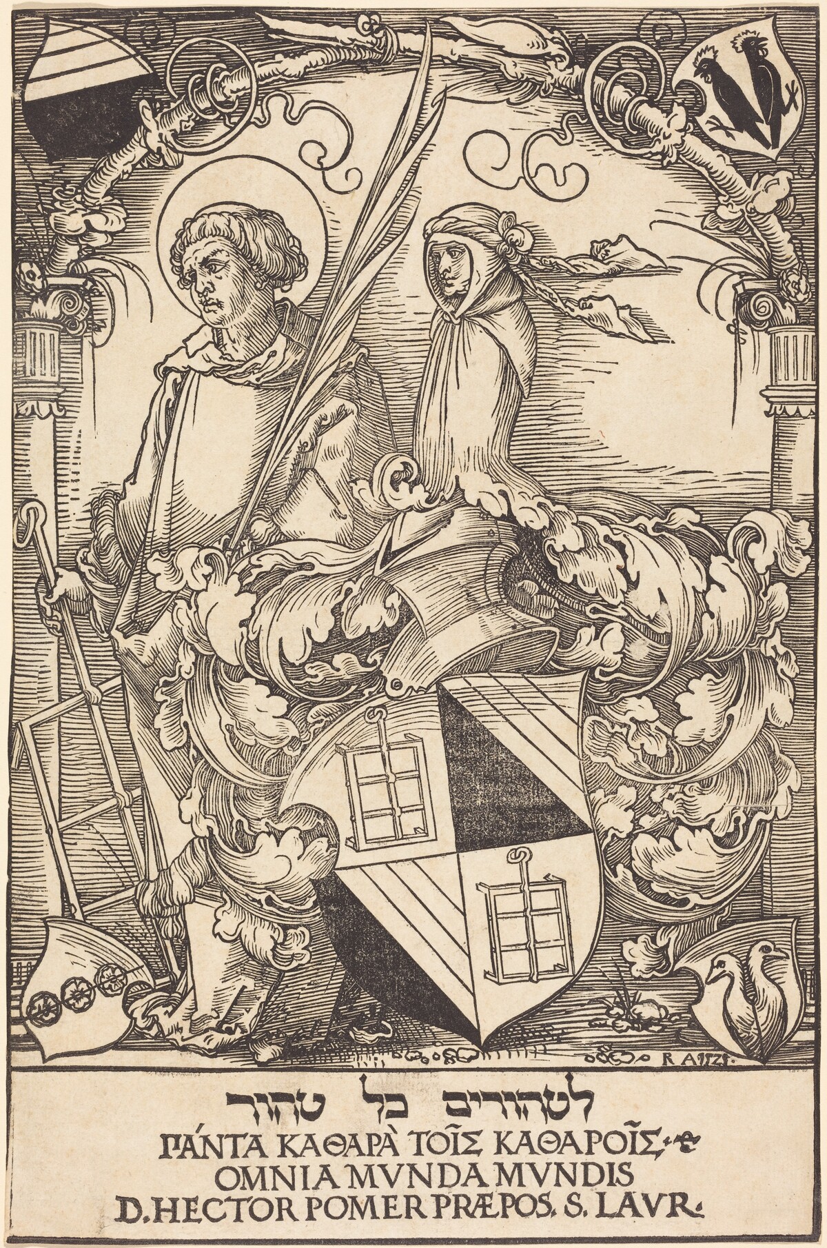 Coat of Arms of Hector Pömer by Sebald Beham