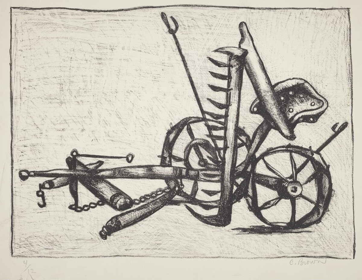 Untitled (Farm Equipment) by Charles R. Brown
