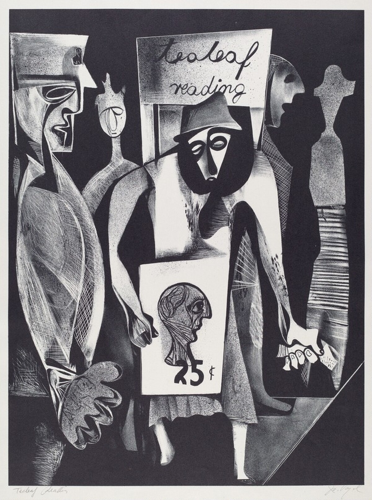 Tea Leaf Reading by Joseph Vogel
