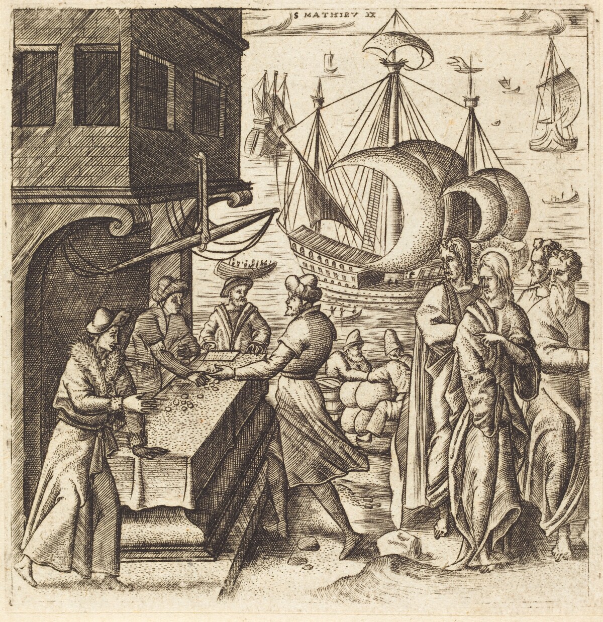 The Calling of Matthew by Léonard Gaultier