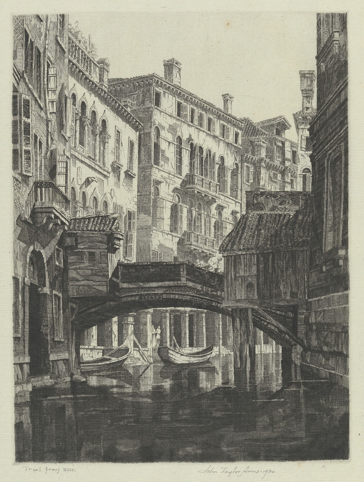 Rio del Santi Apostoli by John Taylor Arms